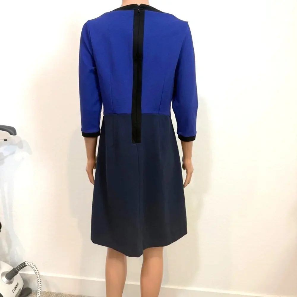 Boden 10 Louise color block ponte‎ 1/2 sleeve dress D3 2956 - Picture 9 of 12